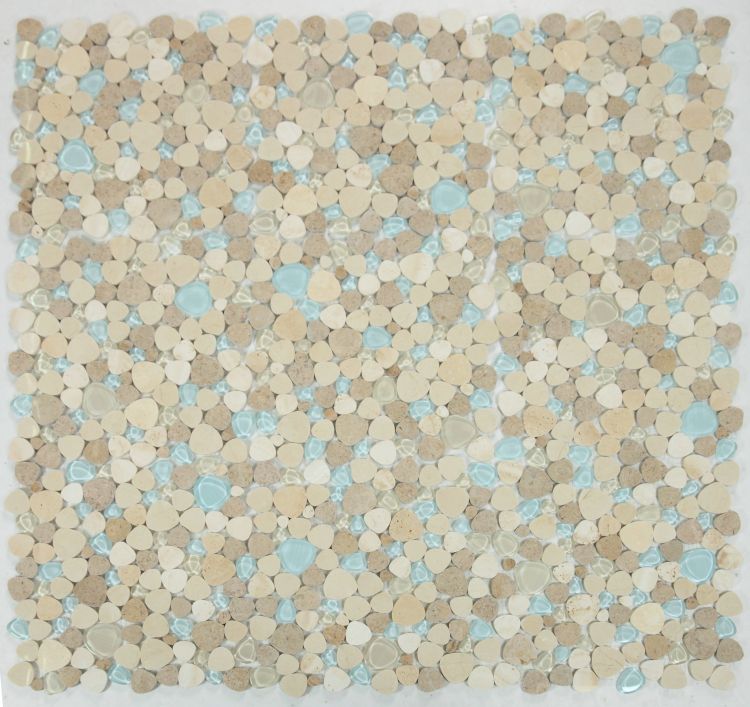 Peach Blue Roma 12 x 12